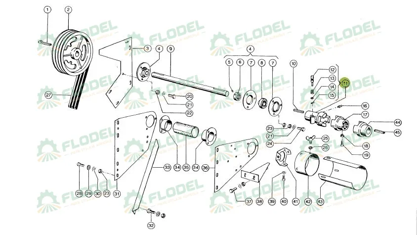 Cuplaj actionare header paioase CLAAS 673390