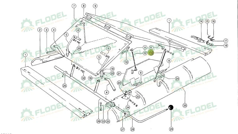 Amortizor buncar combina agricola CLAAS 682690