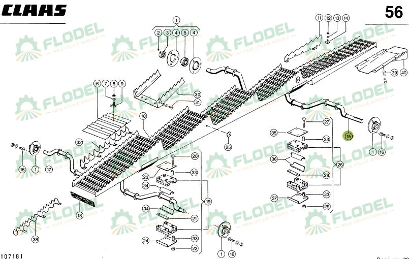 Ax cai spate combina CLAAS 605668 PREMIUM