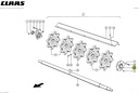 Lagar cu rulment postbatator combina CLAAS  642495