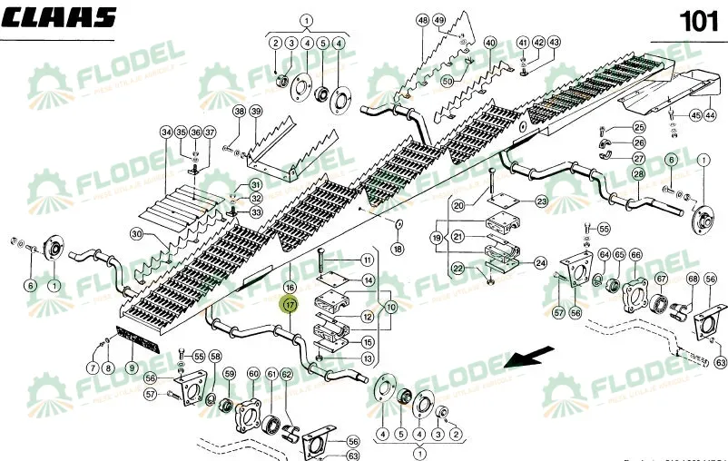 Ax cai fata combina CLAAS 176968 PREMIUM