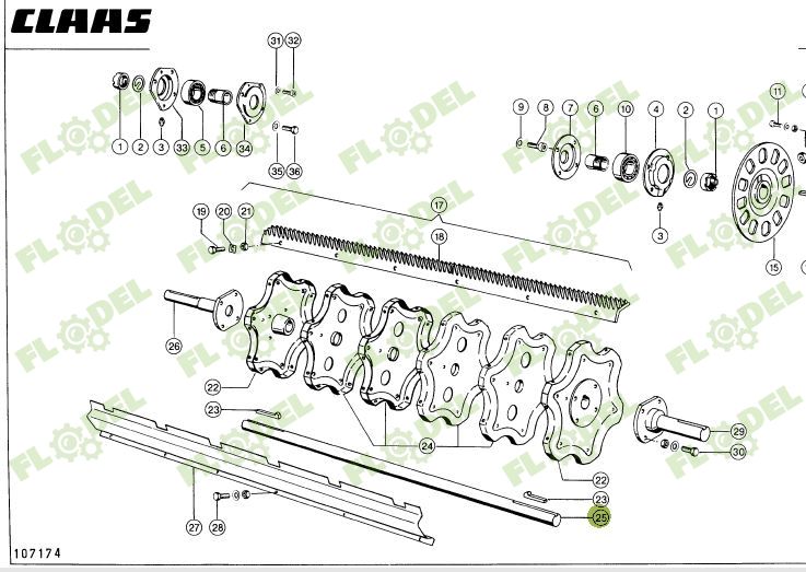 Ax batator combina CLAAS 600414