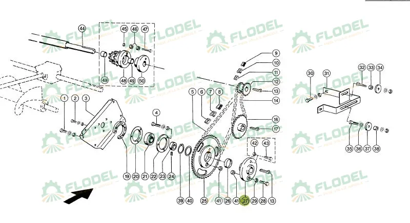 Butuc descarcare buncar combina CLAAS 682994