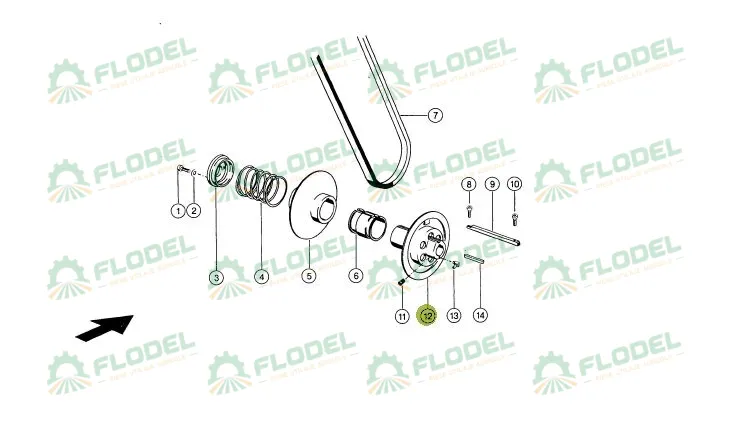 Fulie variator combina CLAAS 603406 PREMIUM