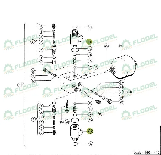 Electrovalva original CLAAS 213030