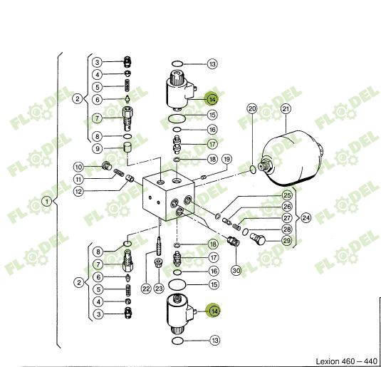 Electrovalva original CLAAS 213030