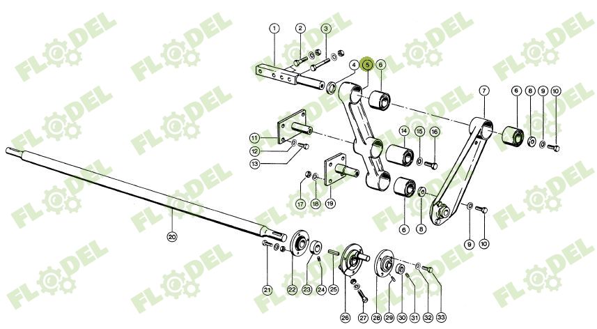 Balansier casa sitelor CLAAS 647438