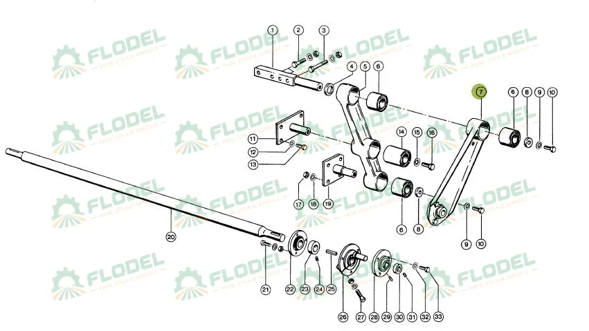 Biela casa sitelor combina CLAAS 647440