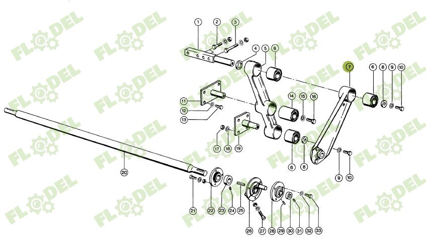 Biela casa sitelor combina CLAAS 647440