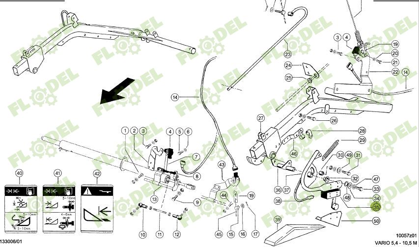 Senzor autocontur Header CLAAS OR 753151