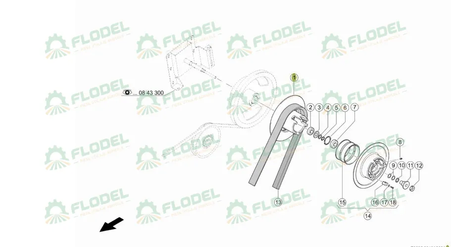 Variator complet CLAAS TUCANO  LEXION  749999 749997