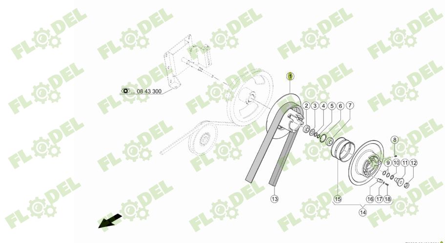 Variator complet CLAAS TUCANO  LEXION  749999 749997