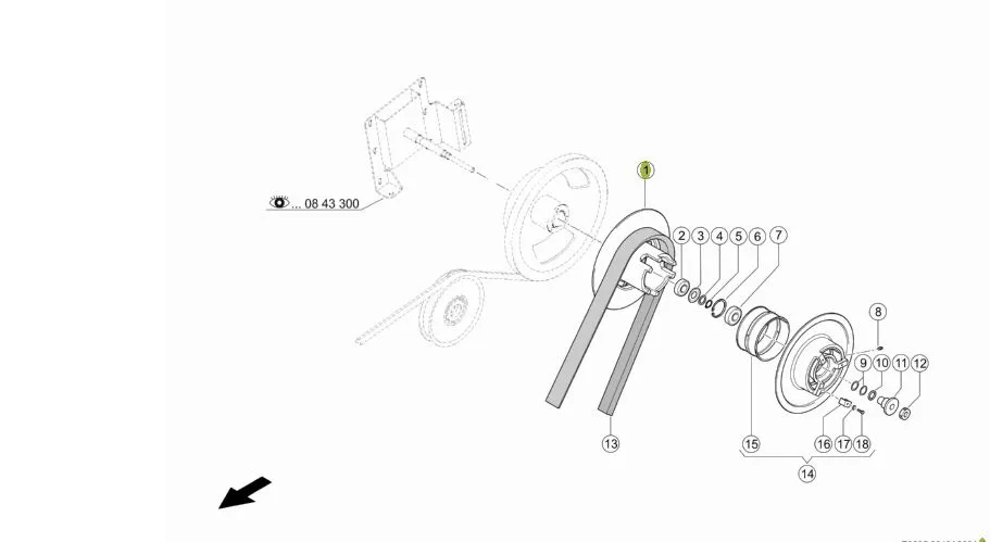 Variator complet CLAAS TUCANO  LEXION  749999 749997