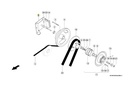 Suport variator vant combina CLAAS TUCANO 554096