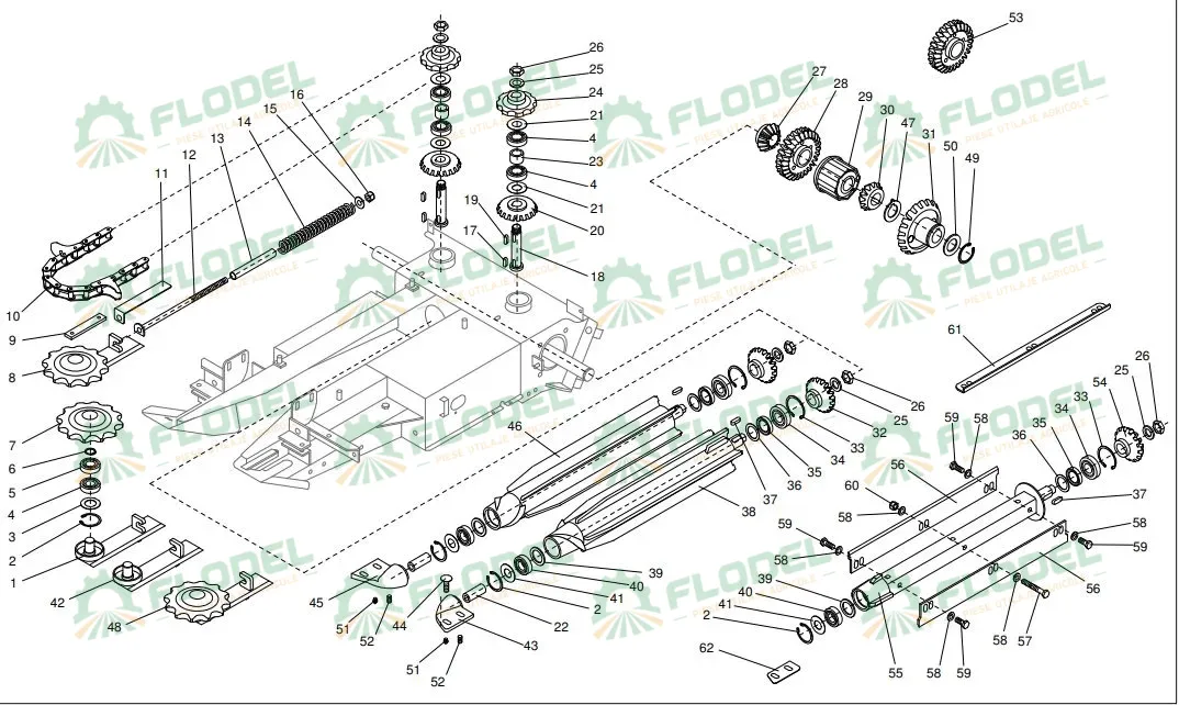 Pinion intinzator heade porumb DOMINONI Z12 10061 10531