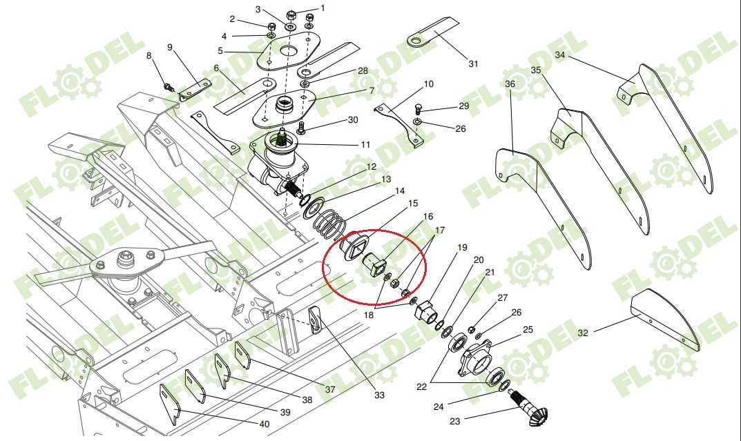 Bucsa cuplare header porumb DOMINONI 11555