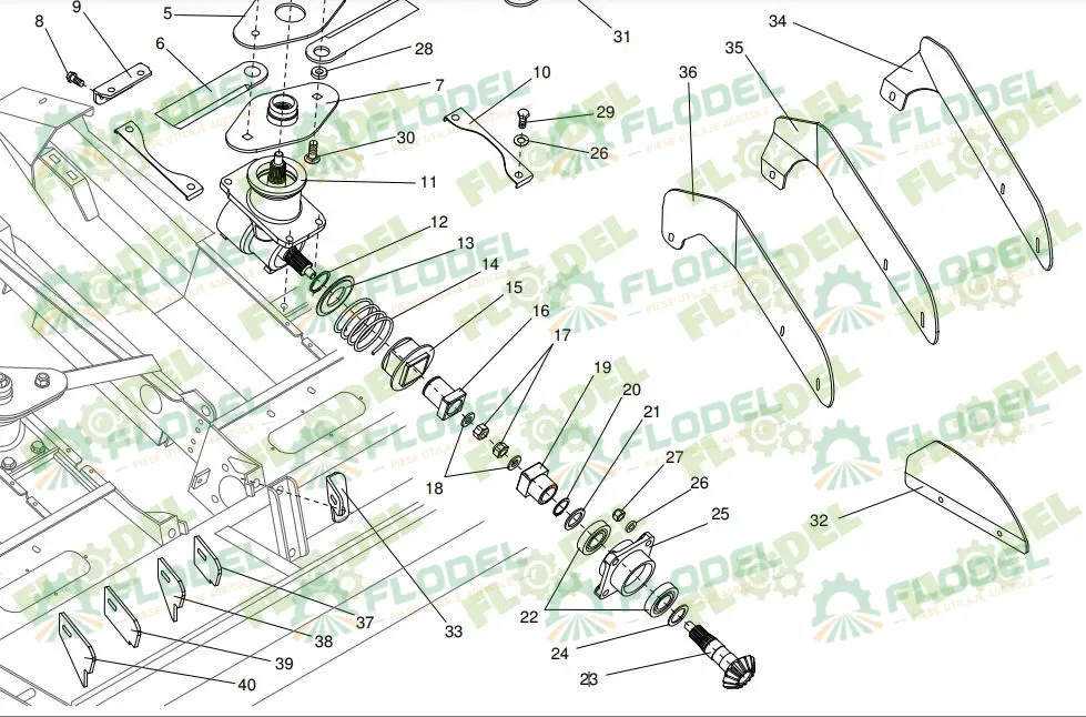 Bucsa cuplare header porumb  DOMINONI 11556