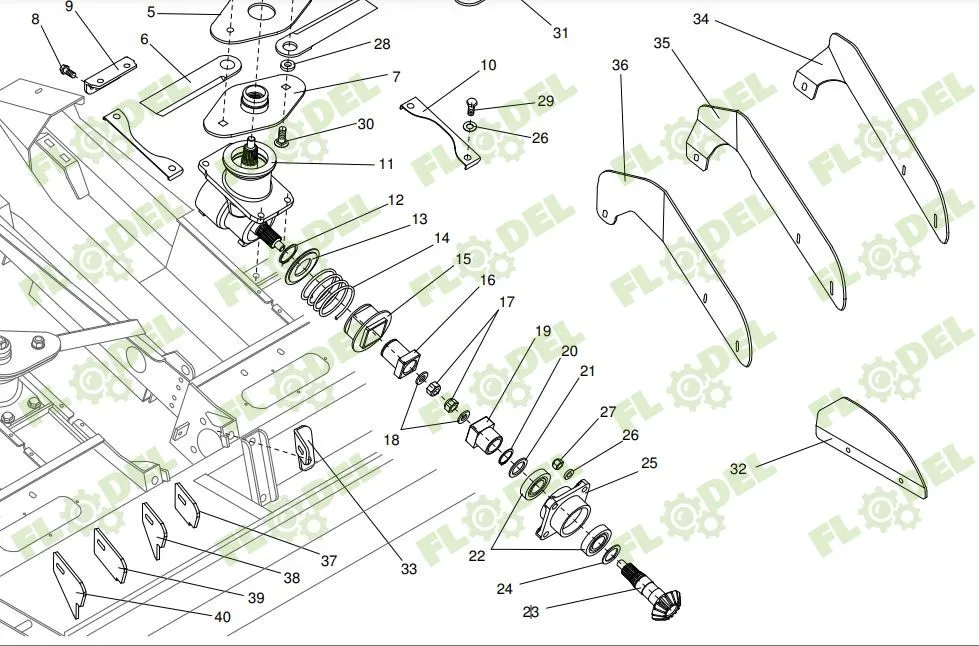 Bucsa cuplare header porumb  DOMINONI 11556