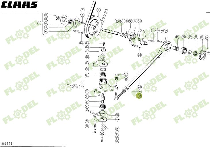 Capat bara combina CLAAS DOMINATOR 670098