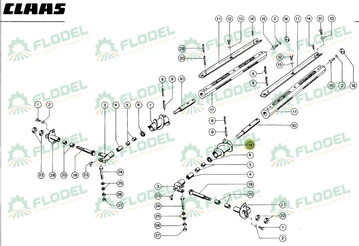 Melc stanga header de porumb CLAAS 692932