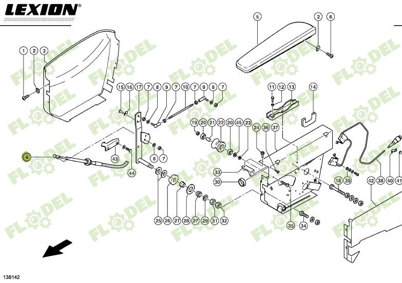 Cablu hidrostatica combina CLAAS LEXION 668730