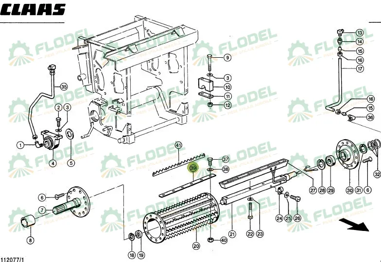 Bareta valt alimentare CLAAS JAGUAR 984311