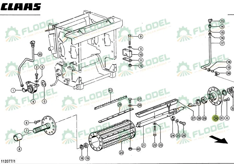 Flansa CLAAS JAGUAR 984356