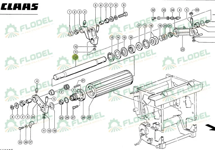 Ax CLAAS JAGUAR 984421