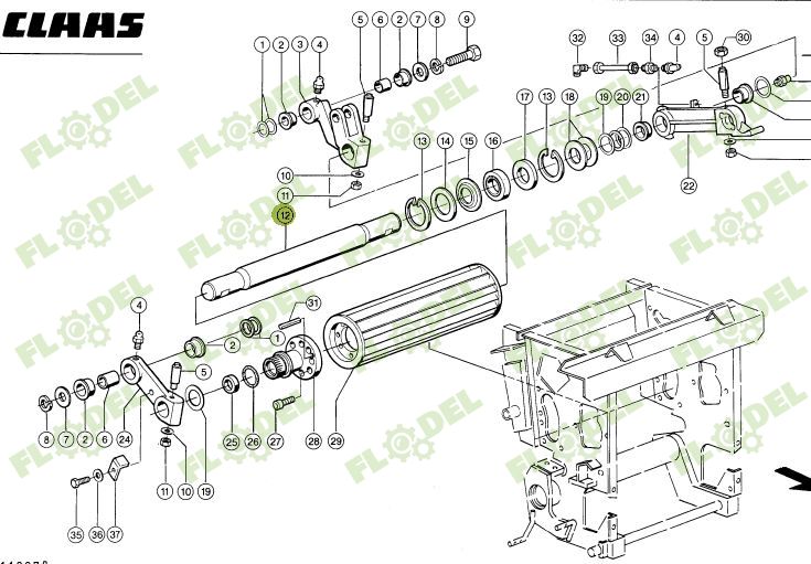 Ax CLAAS JAGUAR 984421