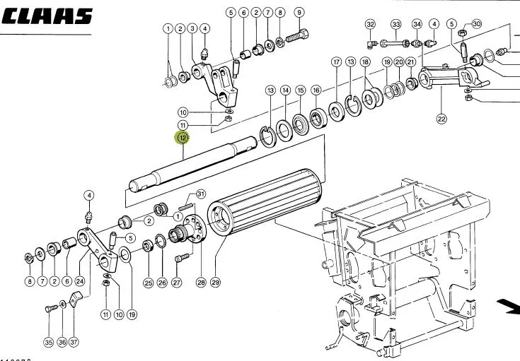 Ax CLAAS JAGUAR 984421