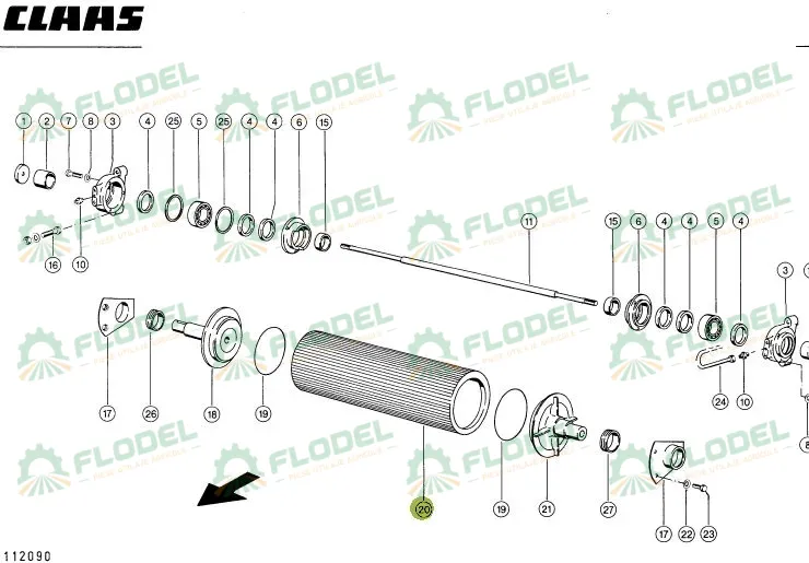 Valt fata CLAAS JAGUAR 077107