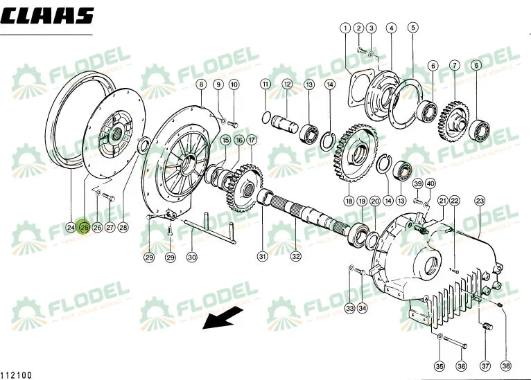 Damper disc ambreiaj CLAAS JAGUAR 664712