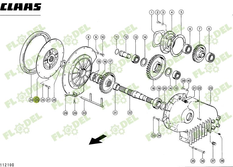 Damper disc ambreiaj CLAAS JAGUAR 664712