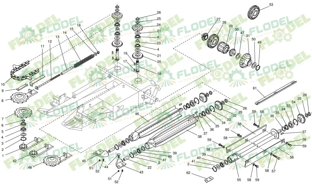 Pinion Z31 tocator header porumb DOMINONI 11757