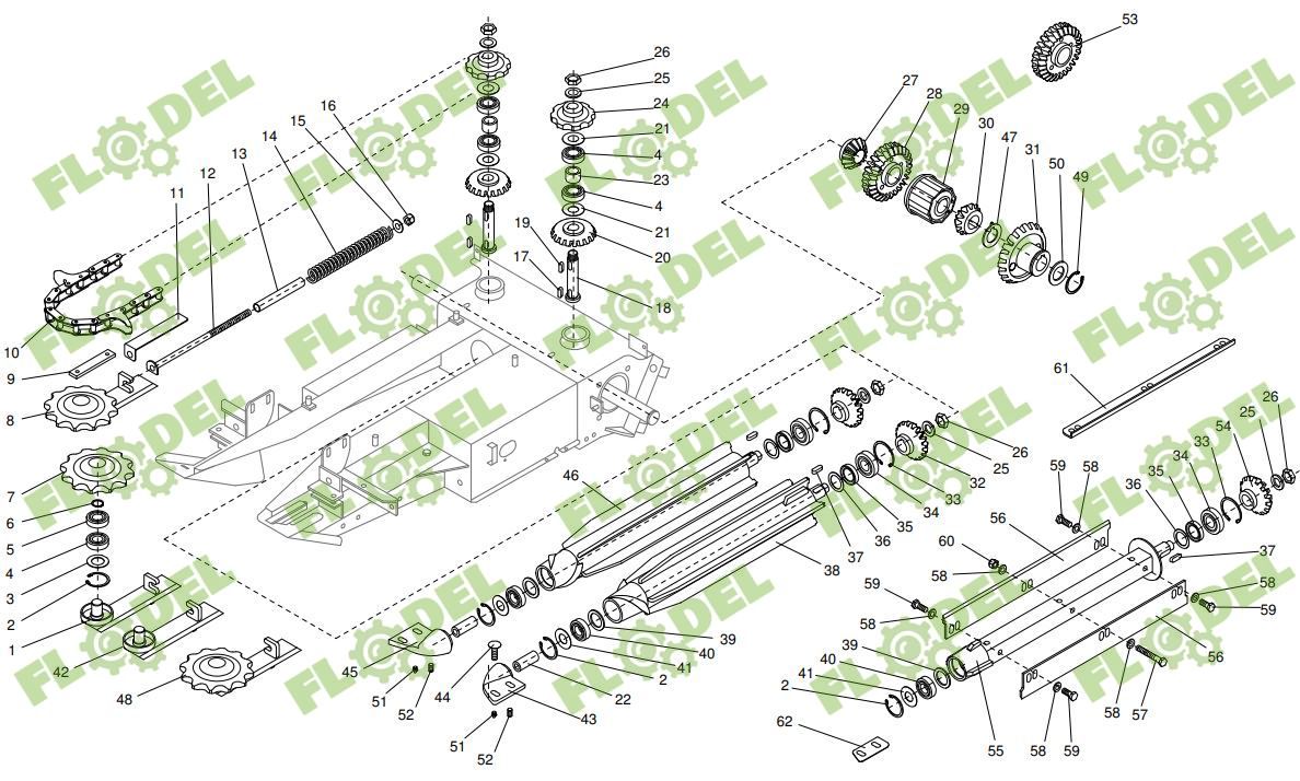 Pinion Z31 tocator header porumb DOMINONI 11757