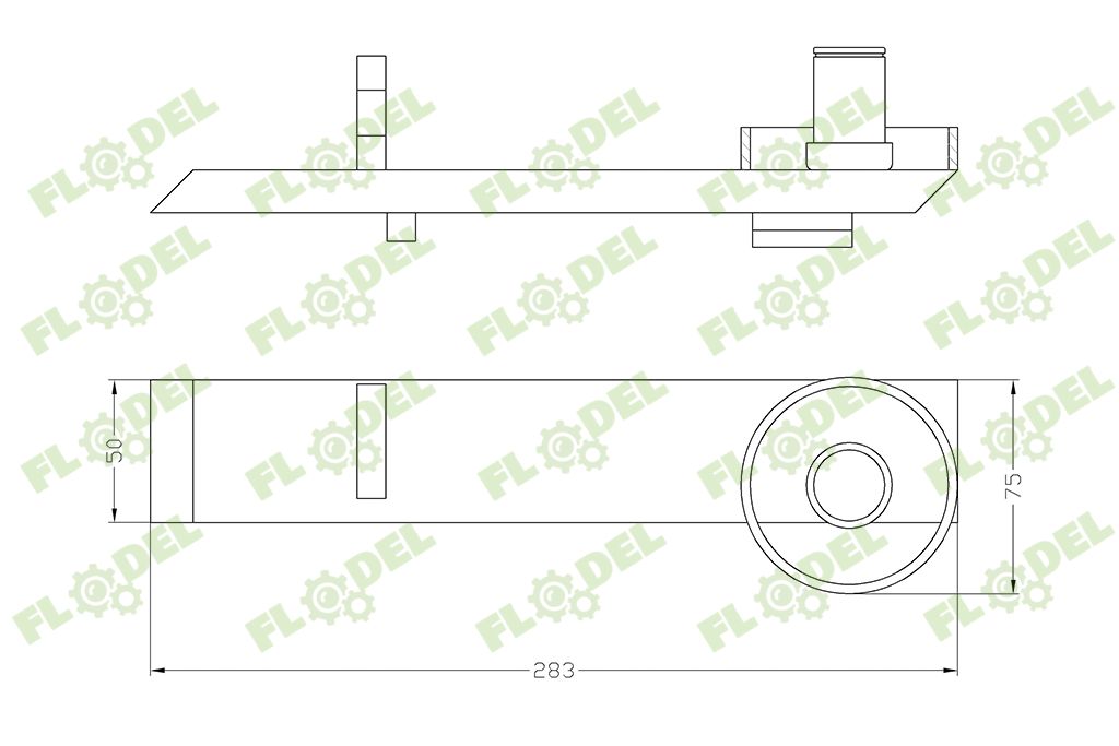 Suport stanga intinzator header de porumb DOMINONI 11252