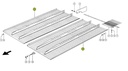 Plan inclinat combina CLAAS 662201 GALVANIZAT