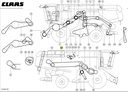 Curea 3HB combina CLAAS 749886 GATES