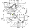 Curea 3HB combina CLAAS 749886 GATES