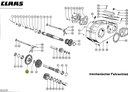 Pinion cutie viteze combina CLAAS 677488