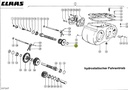 Pinion dublu cutie combina CLAAS 685641