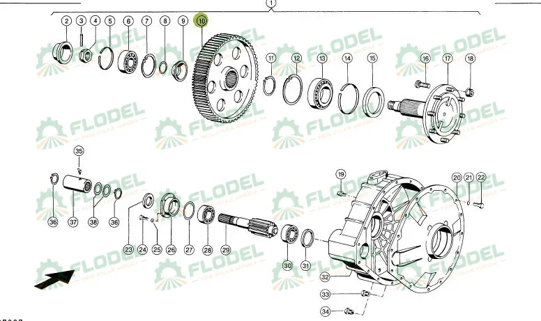 Pinion combina CLAAS 679243