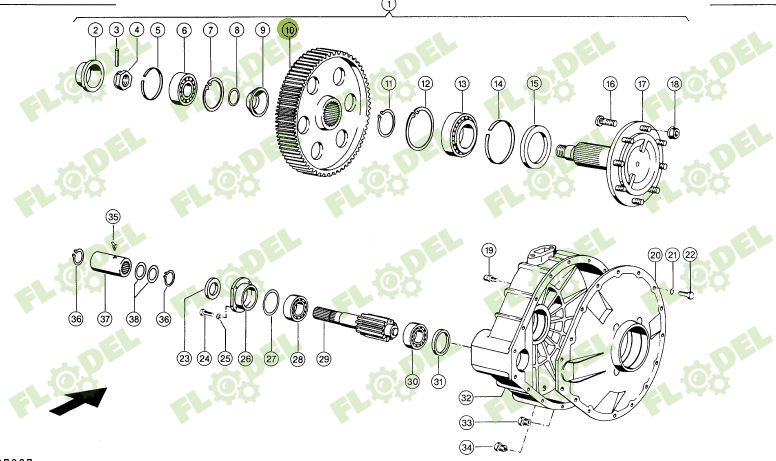 Pinion combina CLAAS 679243