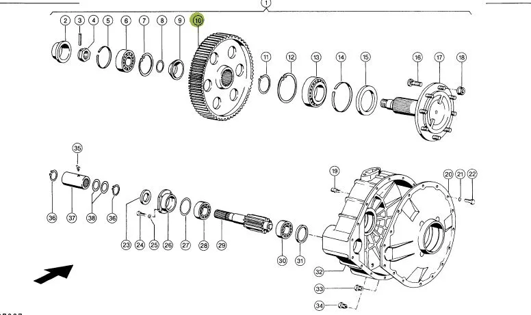 Pinion combina CLAAS 679243
