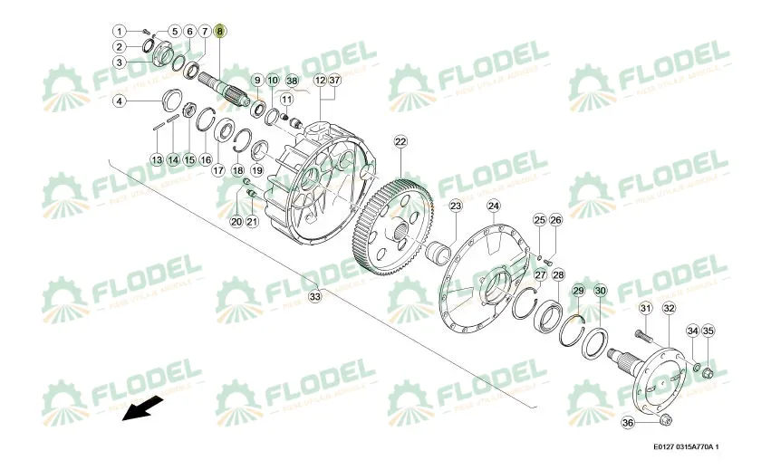 Ax combina CLAAS 606946