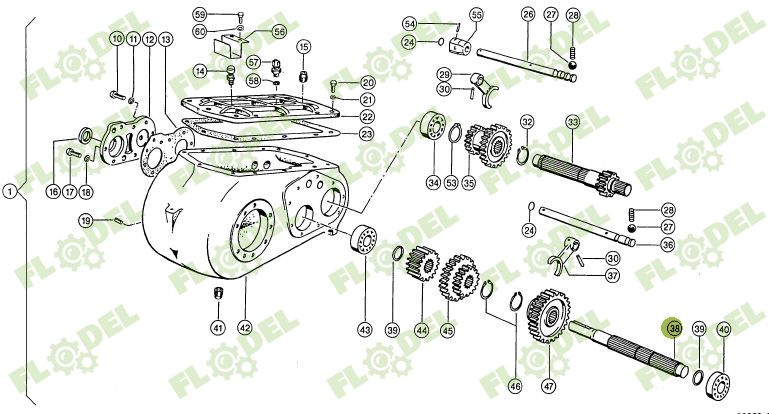 Ax cutie viteze combina CLAAS 637829