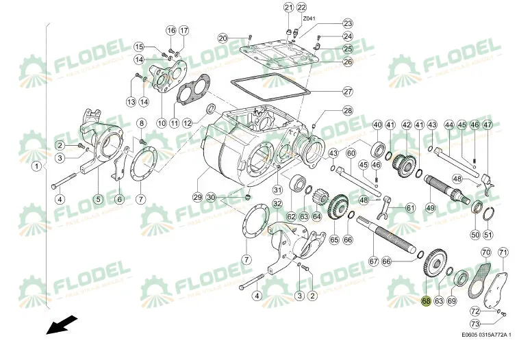 Pinion cutie viteze combina CLAAS 669818