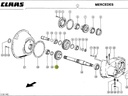 Pinion cutie transfer combina CLAAS LEXION 637503 Z-52