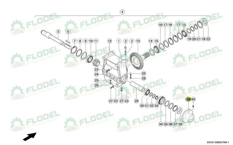 Flansa antrenare rotor combina CLAAS 627809