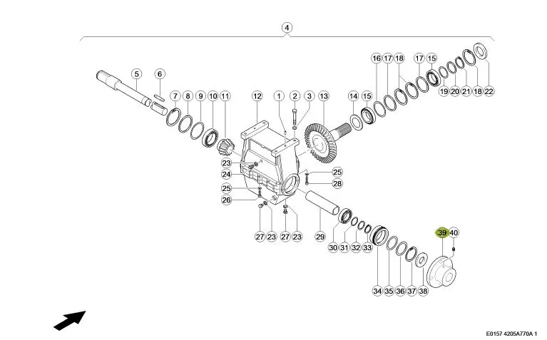 Flansa antrenare rotor combina CLAAS 627809